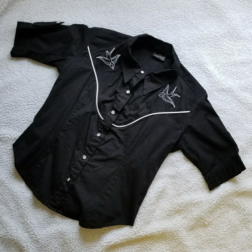 Vintage embroidered top